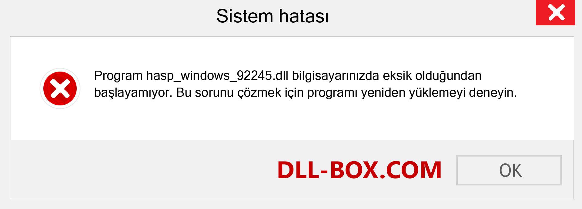 hasp_windows_92245.dll dosyası eksik mi? Windows 7, 8, 10 için İndirin - Windows'ta hasp_windows_92245 dll Eksik Hatasını Düzeltin, fotoğraflar, resimler